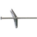 Midwest Fastener 0 Toggle Bolt with Wing, 3 in L, Zinc 4089
